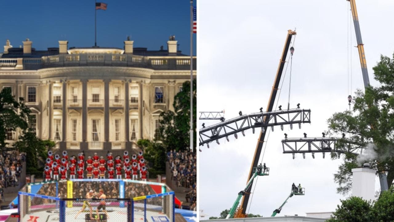 UFC Freedom 250: Wild photos of White House construction as bizarre ...