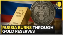 Russia's Gold Reserves Hit Lowest Since Feb 2022 | WION News