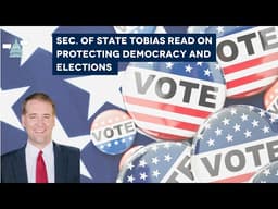 Tobias Read on Protecting Democracy and Election Security