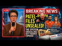 EPSTEIN COVER-UP EXPOSED! Judge Orders Release of Shielded Patel-Bondi Files!