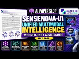 SenseNova-U1: Unifying Multimodal Understanding and Generation with NEO-unify Architecture (May 2026