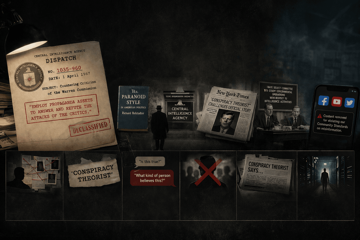 The Architecture of Dismissal. How a 1967 CIA document operationalized… | by Jerry | The manifest archive | Apr, 2026 | Medium