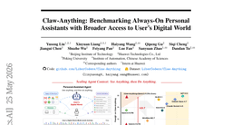Claw-Anything: Benchmarking Always-On Personal Assistants with Broader Access to User's Digital World