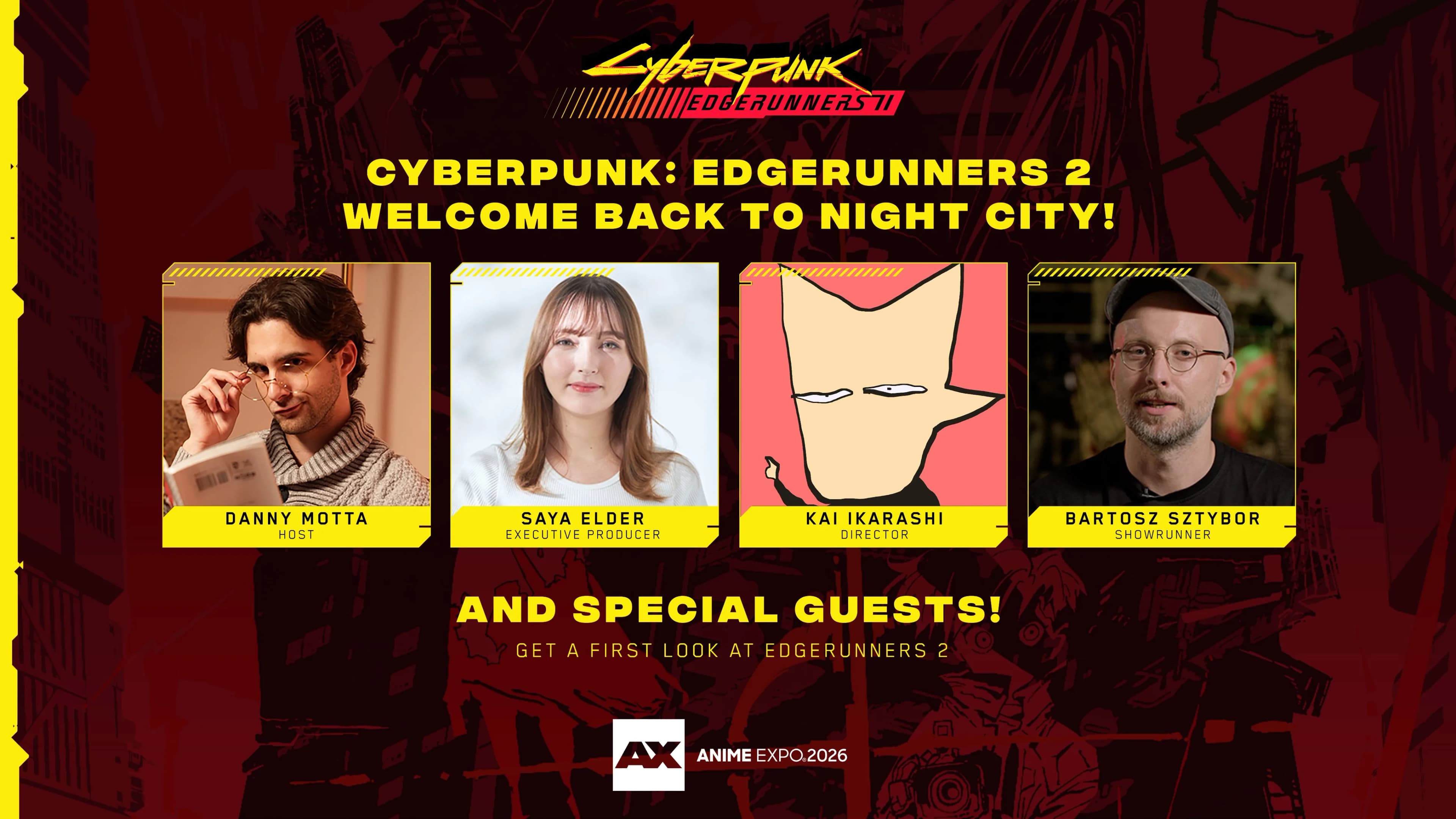 Cyberpunk: Edgerunners 2 Anime Expo 2026 Panel Announced