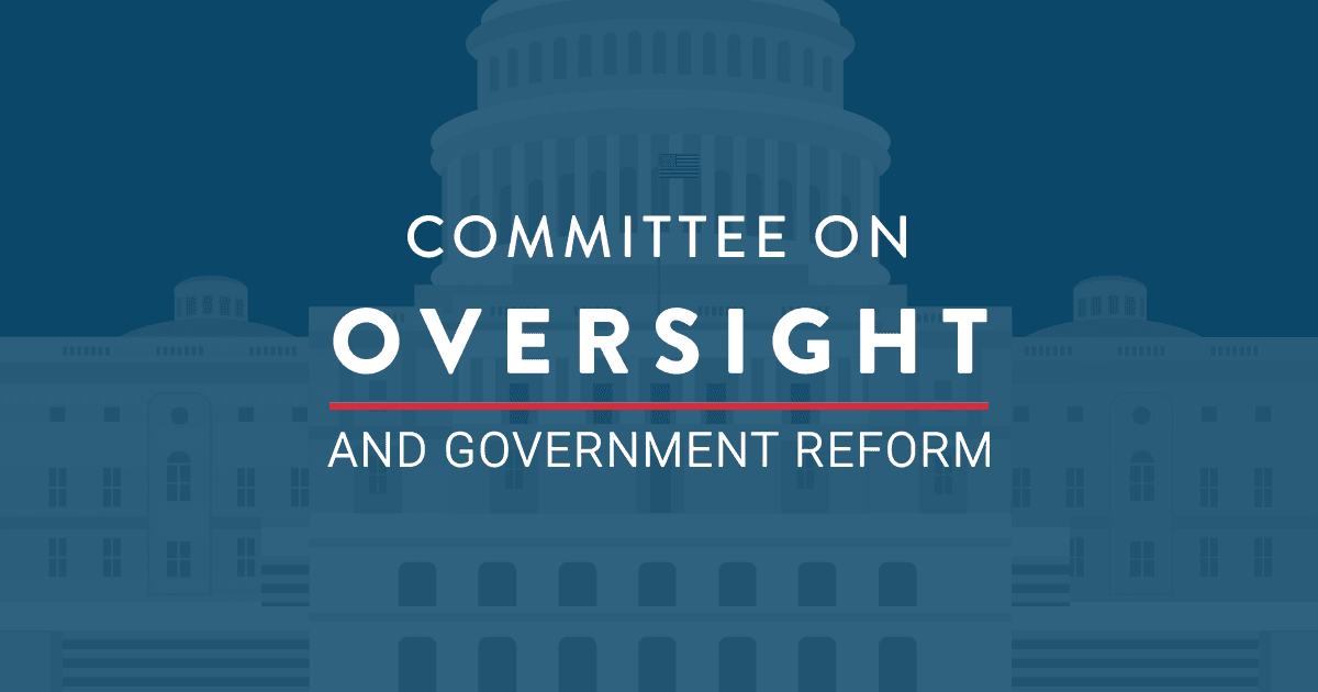 Sessions Announces Hearing on Fraud in Federally Funded Programs Run by States - United States House Committee on Oversight and Government Reform
