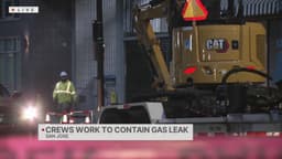 Crews in San Jose work to contain gas leak