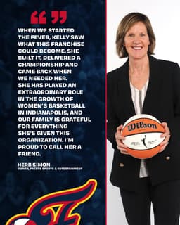 @IndianaFever: Kelly Krauskopf will step down as team president, closing an extraordinary chapter in a career of ne...