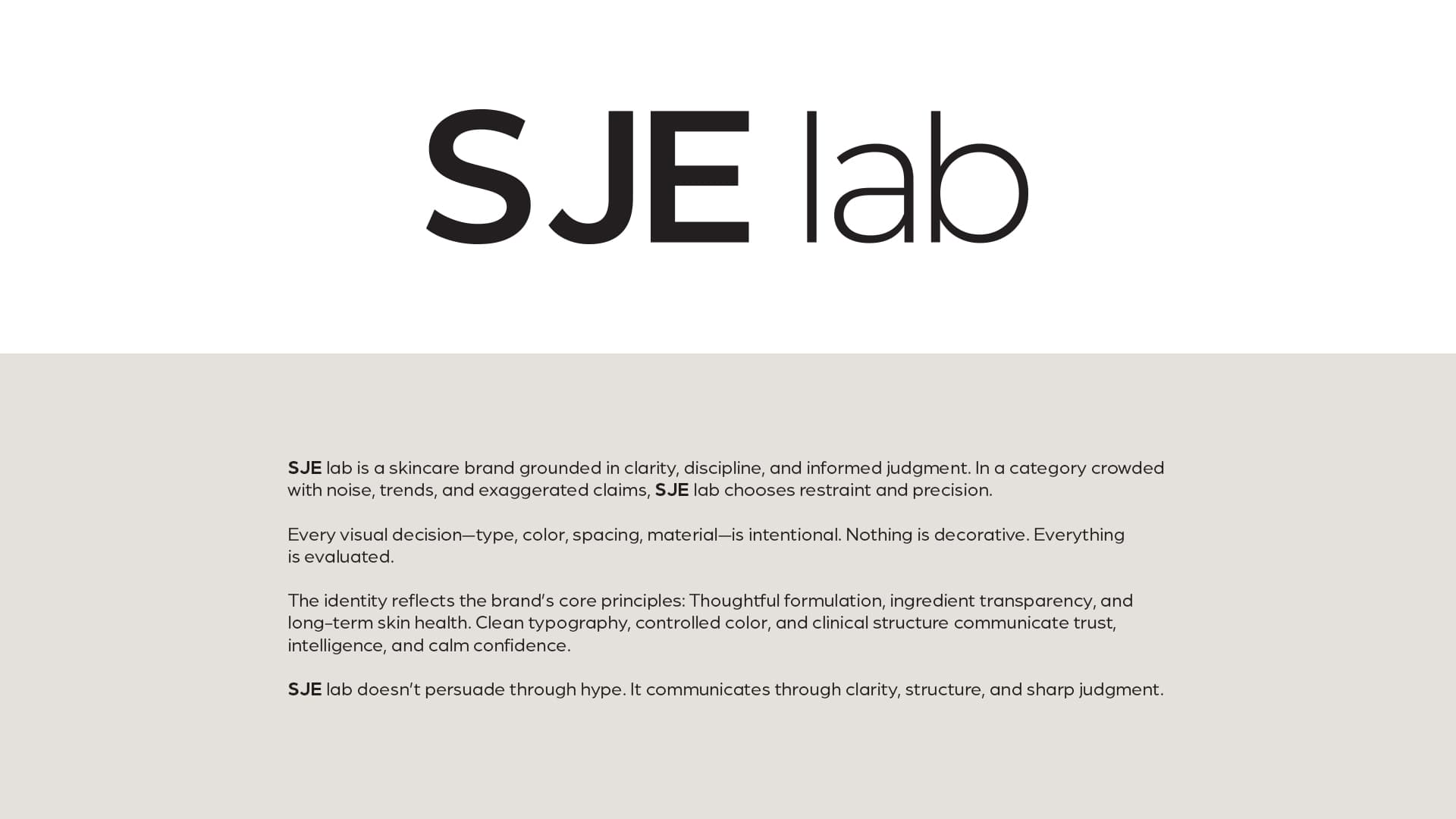 SJElab Skincare Branding – Packaging Of The World
