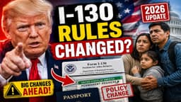 ⚠️ USCIS New Immigration Rules 2026 | Trump’s I-130 Policy Changes | Family Visa Impact Explained