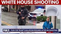Push for Trump's ballroom resumes after White House shooting