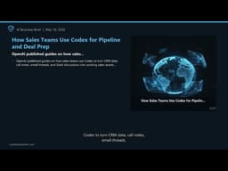 AI Business Brief - May 16, 2026
