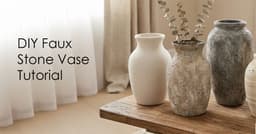 DIY Faux Stone Vase Tutorial | Ben Franklin Crafts and Frame Shop