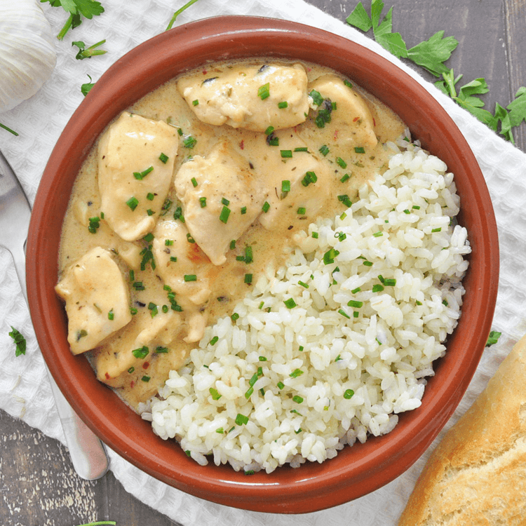 Creamy GARLIC Chicken & Rice | Quick & EASY 30- ...