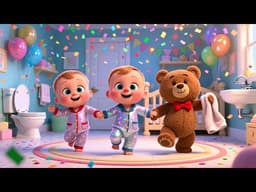 Pottytime Parade Fun 🚽🎊 Fun Kids Training Song | Toilet Learning Nursery Rhyme