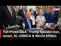 INTENSE PRESS MOMENTS: Trump Warns Iran, Discusses Military Action and Global Tensions | AC1E