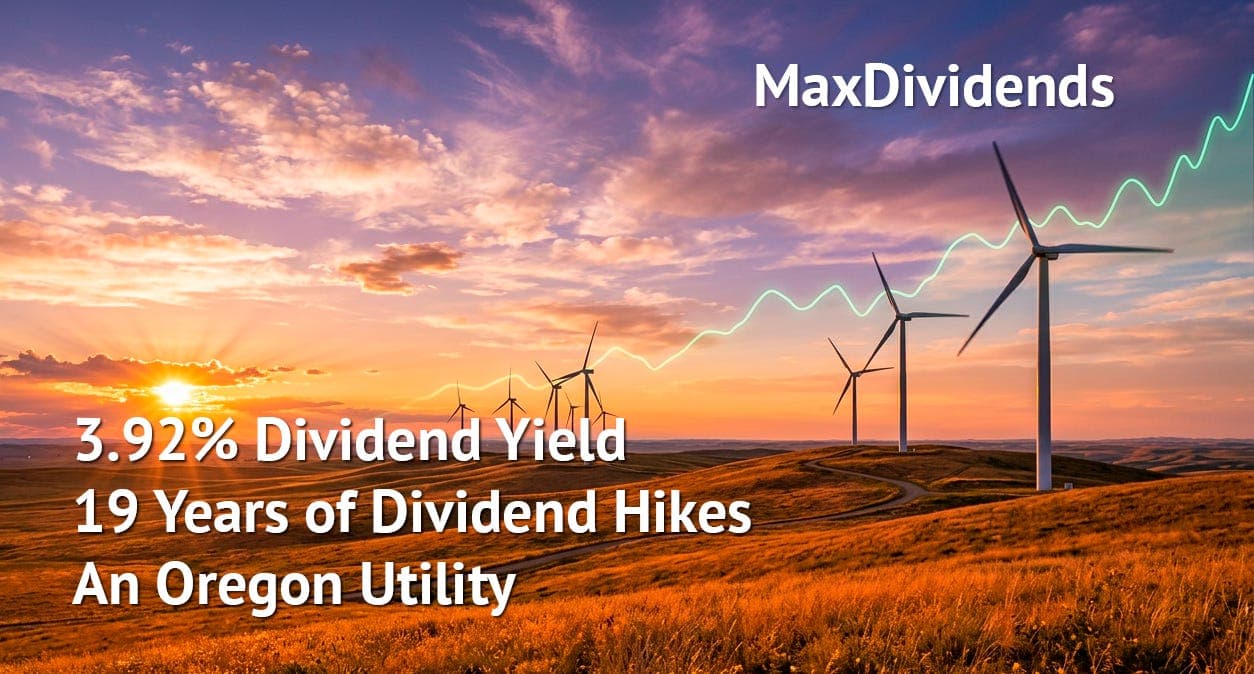 3.92% Dividend Yield, 19 Years of Dividend Hikes – An Oregon Utility Riding Data Center and Industrial Load Growth