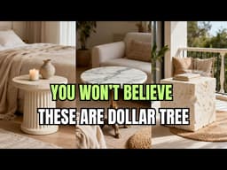 5 Dollar Tree Side Table DIYs That Look So Expensive | Easy High-End Home Decor Ideas