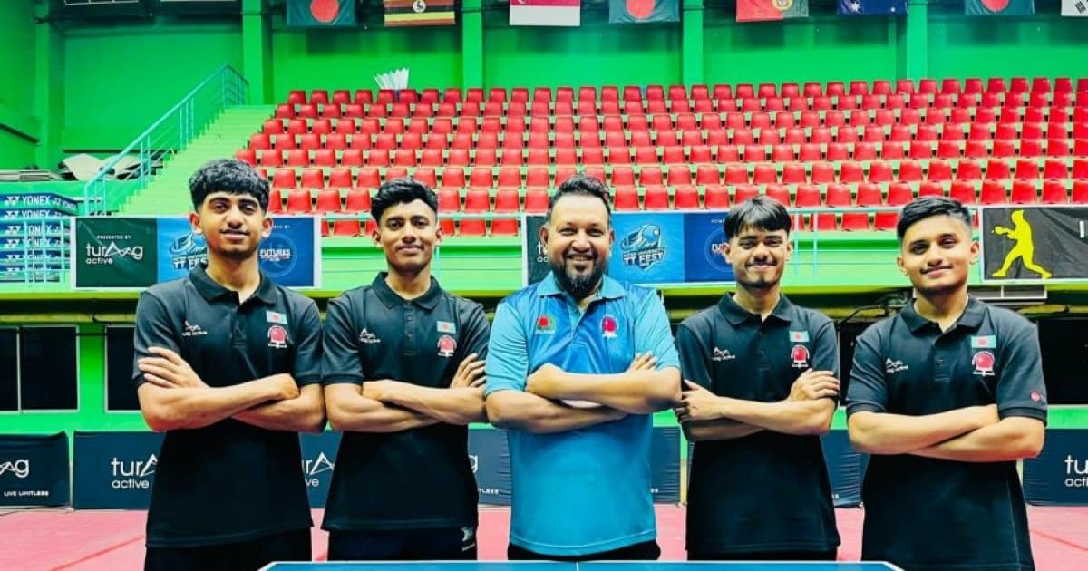 Bangladesh beat Sri Lanka to win U-19 gold at South Asian Youth Table Tennis