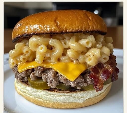 Bacon Mac N Cheese Burger the Ultimate Comfort Food Mashup