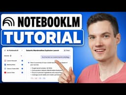 How to Use NotebookLM (Beginner Tutorial)