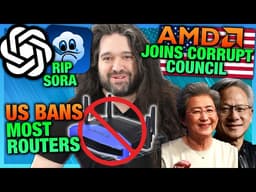 HW News - US Bans Most Routers - Shortage Likely, AMD Joins Corrupt Council, CPU Price Hike