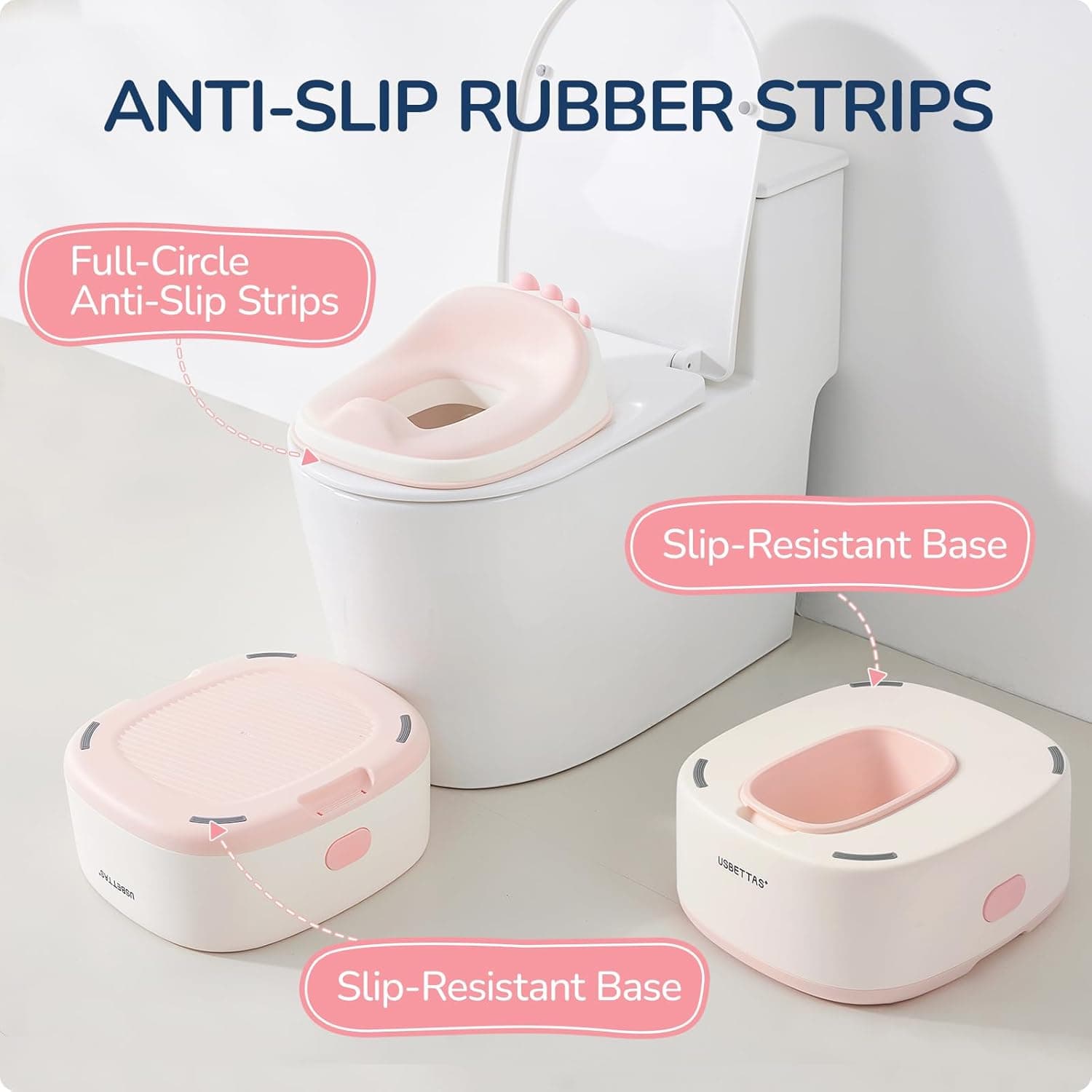 
      Best Potty Training Seat 3-in-1 Realistic Toddler Toilet
 – BEBECAN