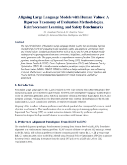 LLM Alignment: Evaluating Human Values & Safety ...