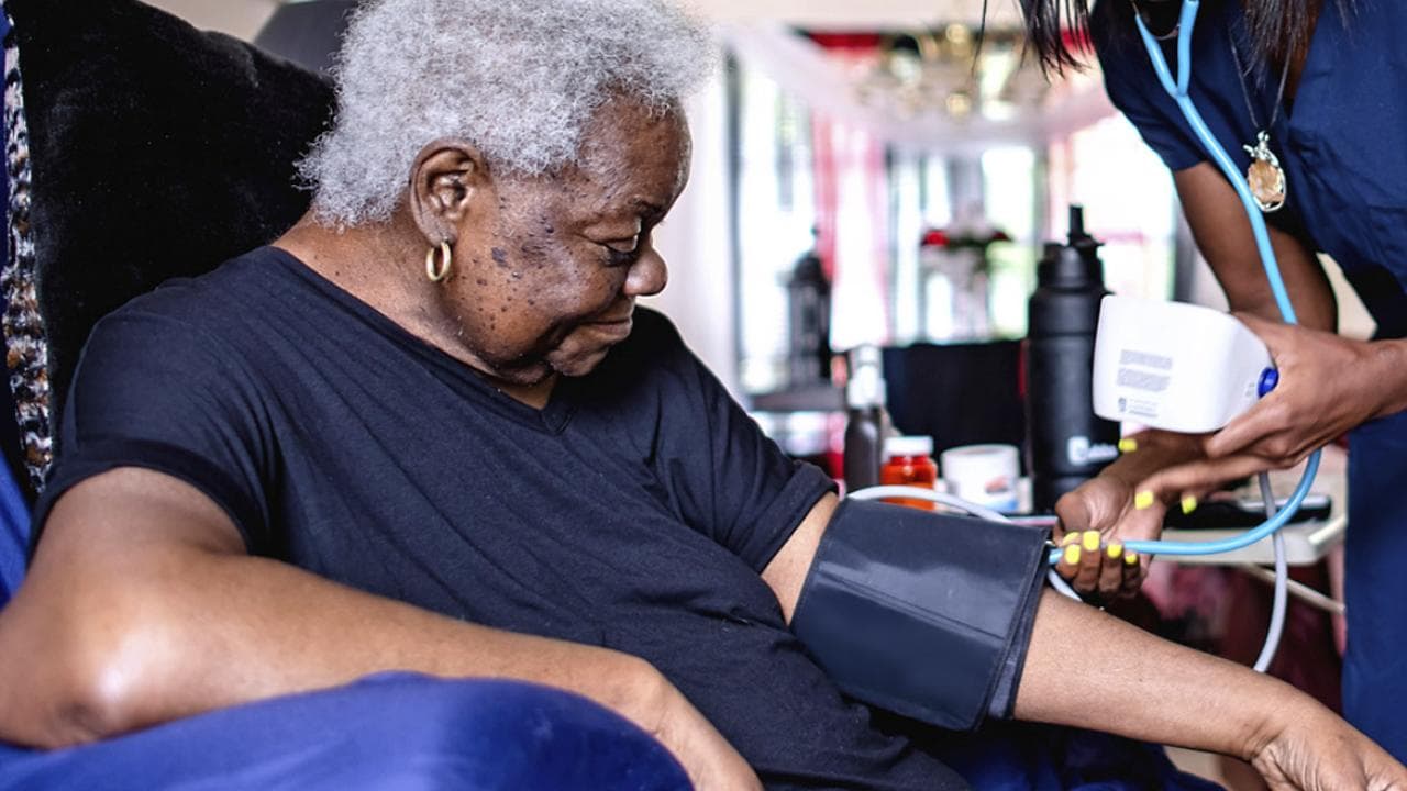 What is hospital care at home?