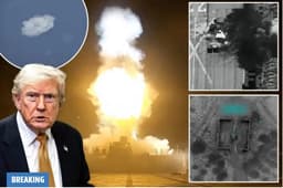 'NOW YOU PAY': President Trump Pounds 140 Targets in Iran in Huge Overnight Blitz after Attack on Ship in Strait of Hormuz as Tehran Fires Back