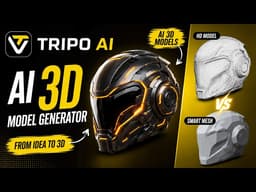 I Turned a 2D Image into a Full 3D Model in 5 seconds using Tripo AI