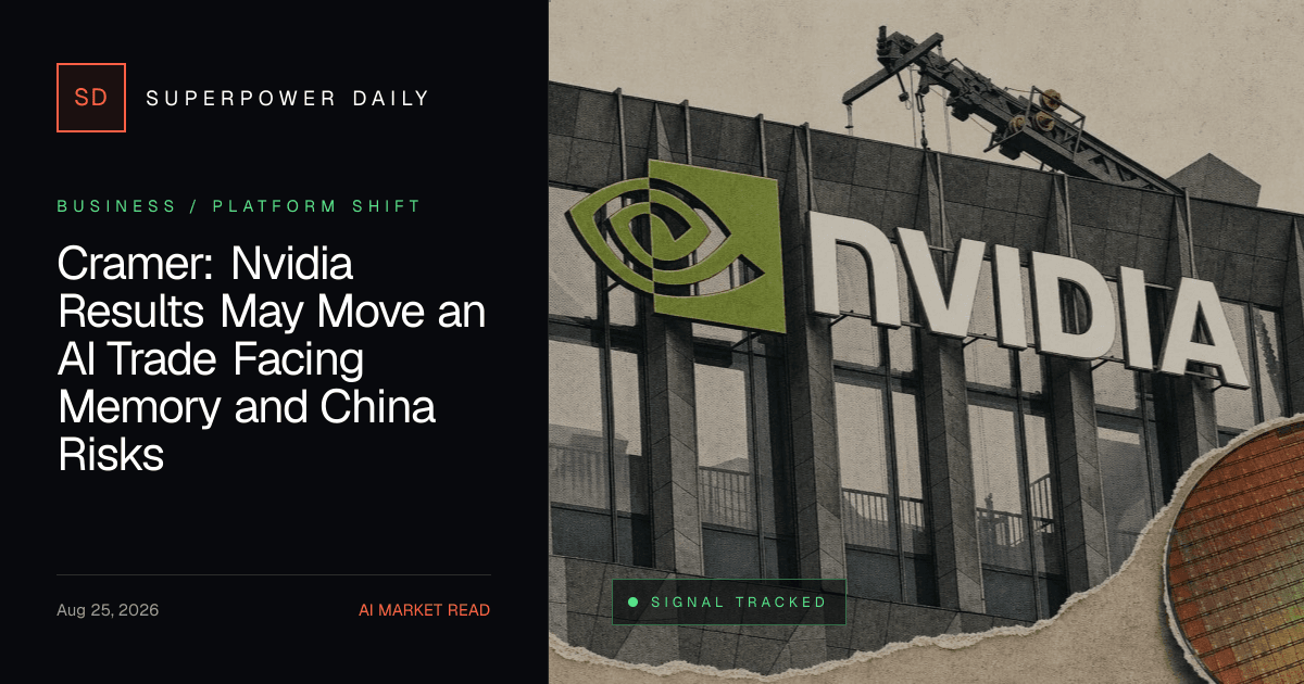 Cramer: Nvidia Results May Move an AI Trade Facing ...