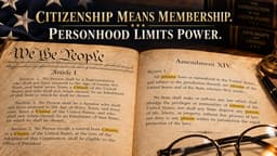 The Constitution Barely Uses the Word “Citizen.” That Tells Us Something.