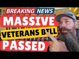 HUGE VETERANS LEGISLATION PASSED BY HOUSE OF REPRESENTATIVES FOR 2027 VA BUDGET & MILITARY PROJECTS