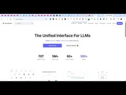 OpenRouter AI is INSANE Tutorial: Use GPT, Claude,Gemini & Llama in One API & Run Models Locally