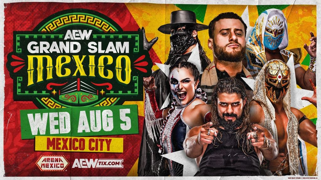 AEW Announces Grand Slam: Mexico 2026 PPV Set For August 5 In Mexico City