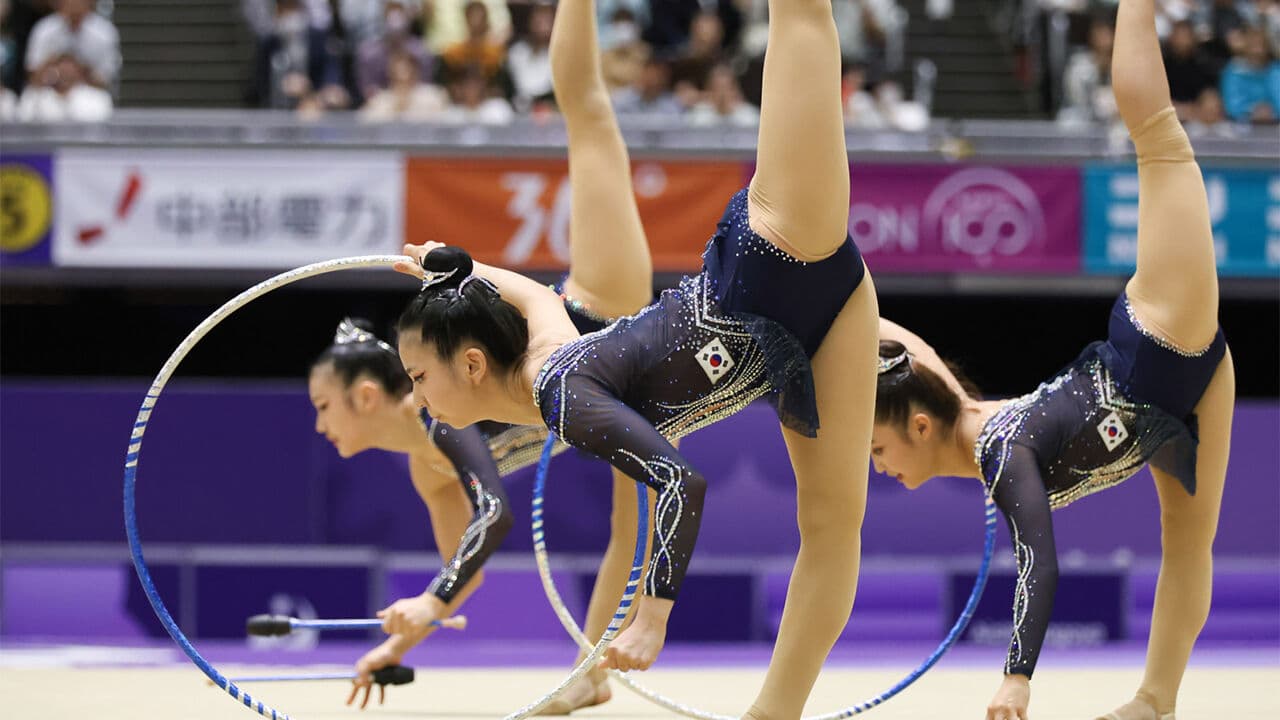 South Korea Finishes 5th in Rhythmic Gymnastics Team All ...