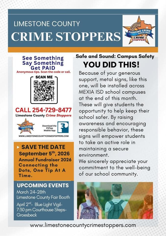 New Safety Signs Coming to Mexia ISD Campuses - NewsBreak