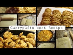 Step by step how to make Curry Puffs from Scratch, Easy Delicious Recipe 