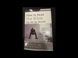 How to Read Your Bible class #1