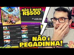 NINTENDO FICOU LOUCA?! PREÇOS DE TODOS OS JOGOS CAÍRAM VEZ NO BRASIL! (OFICIAL) 😱📉