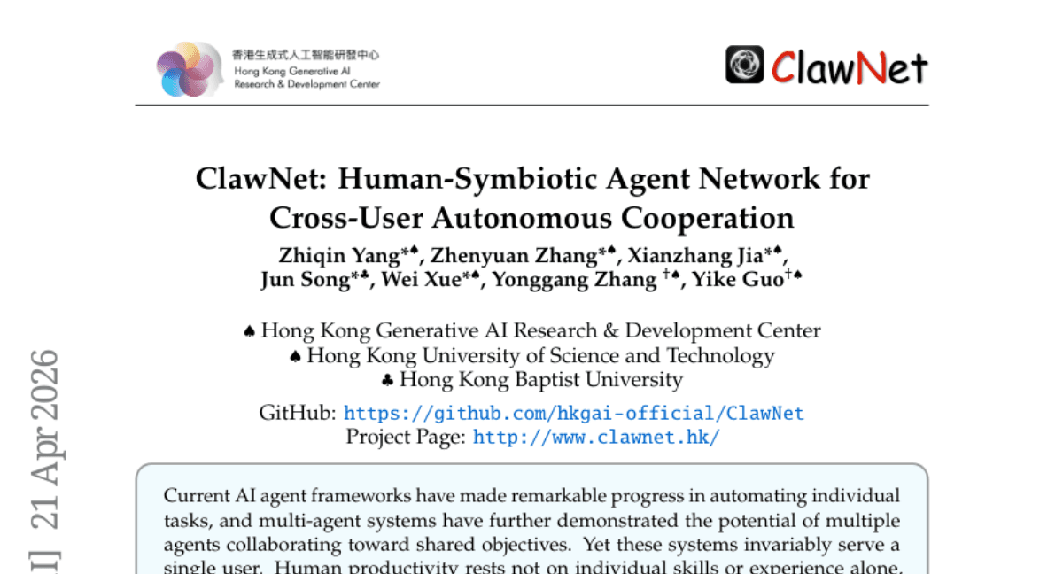 ClawNet: Human-Symbiotic Agent Network for Cross-User Autonomous Cooperation