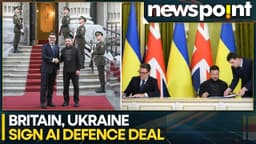 Britain and Ukraine Sign AI Defence Partnership to Develop Battlefield Technology | WION Newspoint