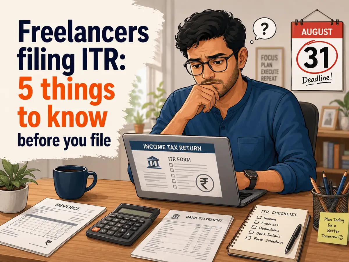 Freelancers filing ITR? Don't get these 5 things wrong