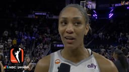 A'ja Wilson recaps Aces' win over Valkyries, Jackie Young's ...