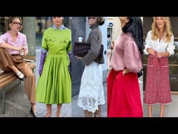 Milan Street Style 2026 - Elegant Fall/Spring Italian Fashion Inspiration & Hot Seasonal Trends 