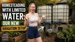 We Built a DIY Water System for Our Vegetable Garden!