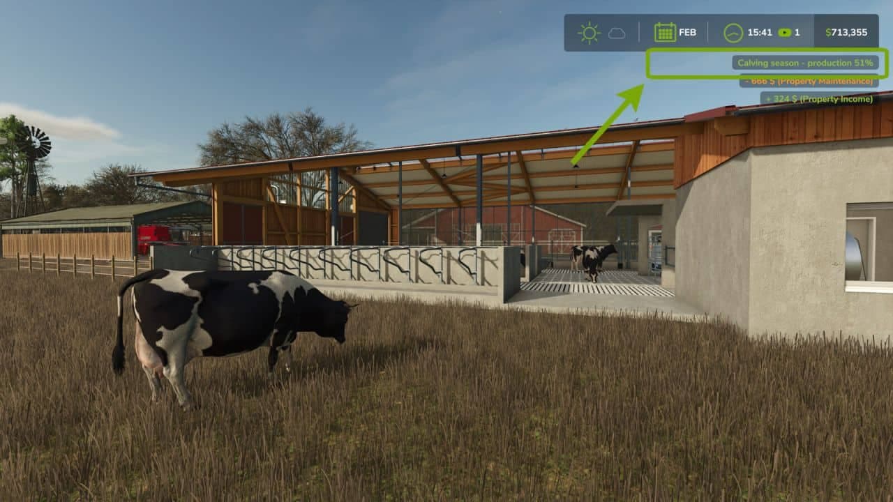 Seasonal Milk Production v1.0.0.1 | FS25 Mod Download