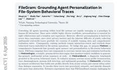 FileGram: Grounding Agent Personalization in File-System Behavioral Traces