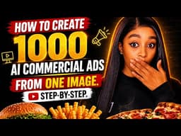 How To Create 1,000 AI Commercial Ads From One Image (3 Free AI Tools)Step-by-Step Beginner-Friendly