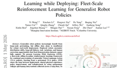 Learning while Deploying: Fleet-Scale Reinforcement Learning for Generalist Robot Policies